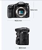 Sony ILCA Alpha 77 II SLR-Digitalkamera (24,3 Megapixel EXMOR APS-C CMOS-Sensor, 7,6 cm (3 Zoll) LCD-Display, XGA, 79-Phasen AF-Messfelder, 12 Bilder/Sek, Full HD, WiFi / NFC, HDMI) mit OLED-Sucher und Autofokus - 16