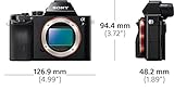 Sony Alpha 7KB Systemkamera (24,3 Megapixel, 7,6 cm (3 Zoll) Display, BIONZ X, 2,3 Megapixel OLED Sucher, NFC) inkl. SEL 28-70mm schwarz - 5