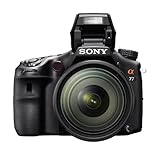 Sony SLT-A77VQ SLR-Digitalkamera (24 Megapixel, 7,6 cm (3 Zoll) Display, bildstabilisiert) Kit inkl. SAL 16-50mm DT F2.8 SSM Objektiv schwarz - 6