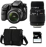 SONY Alpha 58 + 18-55 SAM + SIGMA 70-300 DG + Sac + Carte SD 4 Go