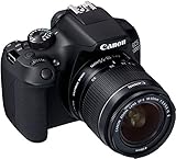 Canon EOS 1300D Digitale Spiegelreflexkamera (18 Megapixel, APS-C CMOS-Sensor, WLAN mit NFC, Full-HD) Kit inkl. EF-S 18-55mm IS 2 Objektiv schwarz - 