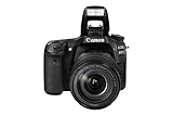 Canon EOS 80D EF-S 18-135 IS USM SLR-Digitalkamera (24,2MP, NFC und WLAN, Full HD, 7,7 cm (3 Zoll)) schwarz - 3