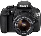 Canon EOS 1200D SLR-Digitalkamera (18 Megapixel APS-C CMOS-Sensor, 7,5 cm (3 Zoll) LCD-Display, Full HD) Kit inkl. 18-55mm IS Objektiv schwarz - 6