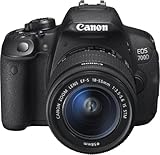 Canon EOS 700D SLR-Digitalkamera (18 Megapixel, 7,6 cm (3 Zoll) Touchscreen, Full HD, Live-View) Kit inkl. EF-S 18-55mm 1:3,5-5,6 IS STM