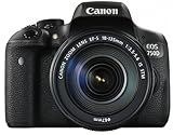 Canon EOS 750D SLR-Digitalkamera (24 Megapixel, APS-C CMOS-Sensor, WiFi, NFC, Full-HD) Kit inkl. EF-S 18-135 mm IS STM Objektiv schwarz