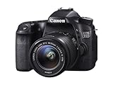 Canon EOS 70D SLR-Digitalkamera (20 Megapixel APS-C CMOS Sensor, 7,6 cm (3 Zoll) Display, Full HD, WiFi, DIGIC 5+ Prozessor) inkl. EF-S 18-55mm 1:3,5-5,6 IS STM Objektiv schwarz - 2